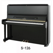 舒尔茨（SCHOLZE） 舒尔茨SCHOLZE 立式钢琴S-126 黑色亮光捷克原装进口